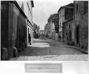 Rue des Anglaises, desde rue de Lourcine, París, 1858-78